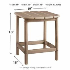 Ashley Furniture Tables Sundown Treasure - Cottage - Rectangular End Table