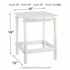 Ashley Furniture Tables Sundown Treasure - Cottage - Rectangular End Table