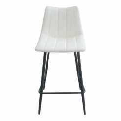 Moe's Home Collection Alibi Counter Stool Ivory-m2 Stools