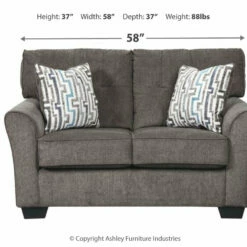 Flash Sale 🎉 Ashley Furniture Loveseats Alsen - Granite - Loveseat ❤️ 17 Ashley Furniture Loveseats Alsen - Granite - Loveseat