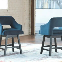 Ashley Furniture Stools Tallenger - Dark Ultimate Best In Class UPH Swivel Barstool (2/CN)