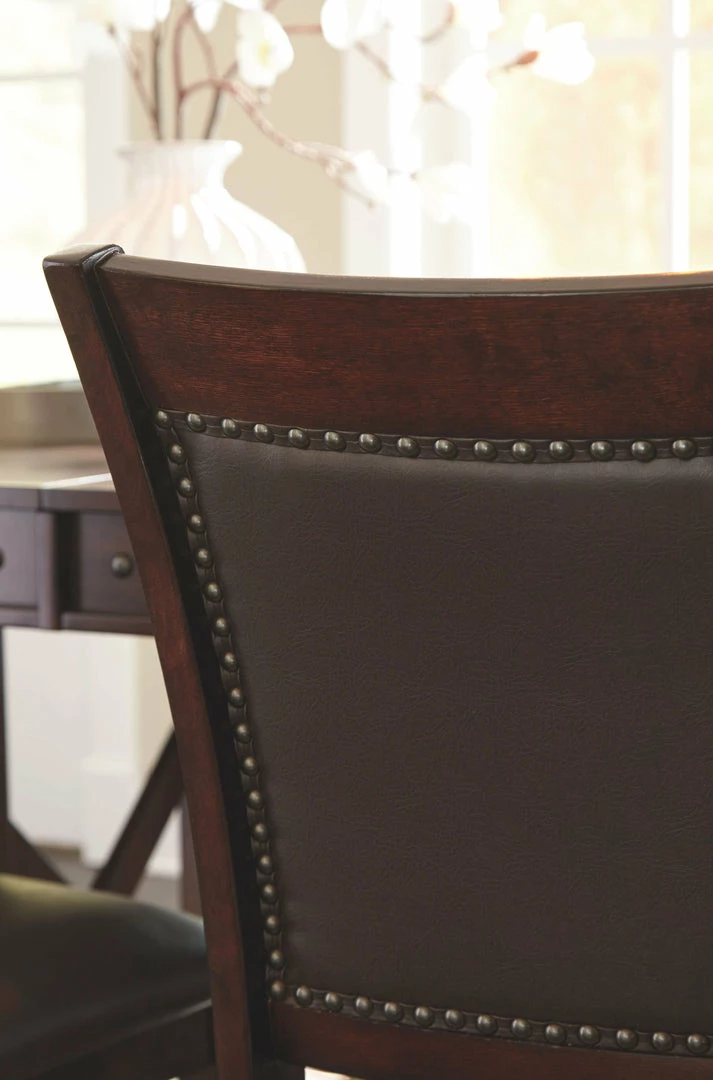 Flash Sale 👍 Ashley Furniture Collenburg - Dark Brown - Upholstered Barstool (2/cn) ✨ 5 Ashley Furniture Collenburg - Dark Brown - Upholstered Barstool (2/cn)