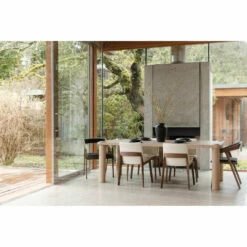 Moe's Home Collection Chairs Padma Arm Chair Black