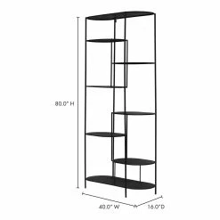 Moe's Home Collection Andra Display Shelf Bookcases
