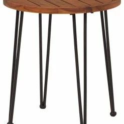 Ashley Furniture Coral - Light Brown/black - Chairs W/table Set (3/cn)