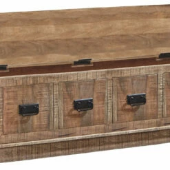 Ashley Furniture Benches Garrettville - Brown - Storage Bench