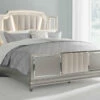 Signature Design By Ashley® Beds Chevanna - Platinum - King Upholstered Panel Bed
