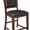 Ashley Furniture Collenburg - Dark Brown - Upholstered Barstool (2/cn)