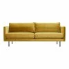 Brand new 🎁 Moe's Home Collection Sofas Raphael Sofa Mustard ❤️ 2 Moe's Home Collection Sofas Raphael Sofa Mustard