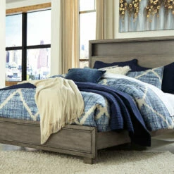 Signature Design By Ashley® Arnett - Gray - King Bookcase Bed Beds
