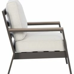 Budget 🎁 Signature Design By Ashley® Chairs Tropicava - Taupe/white - Lounge Chair W/cushion 🌟 12 Signature Design By Ashley® Chairs Tropicava - Taupe/white - Lounge Chair W/cushion