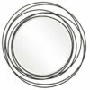 Accessories Uttermost Whirlwind Black Round Mirror