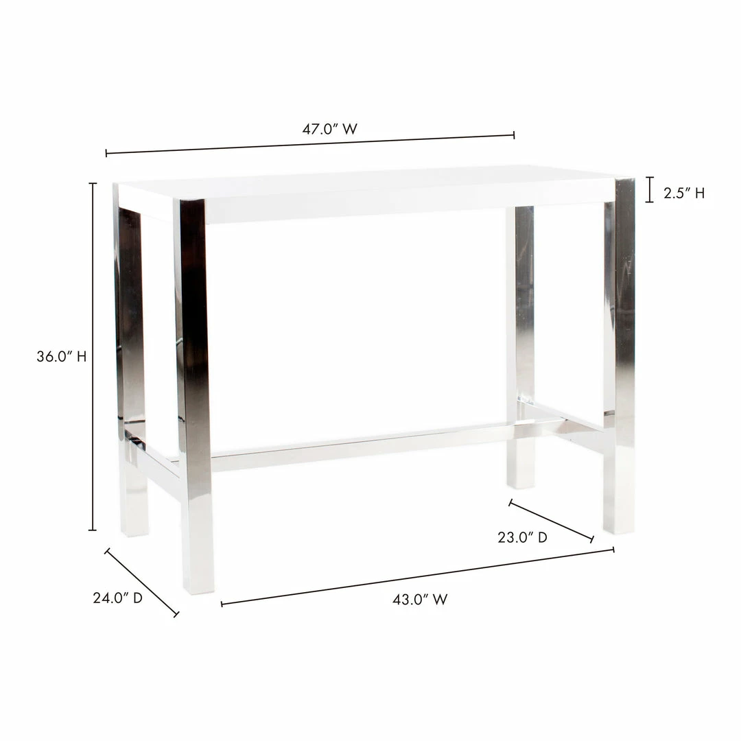 Best reviews of ๐ Moe's Home Collection Riva Countertable White Tables ๐ 4 Moe's Home Collection Riva Countertable White Tables