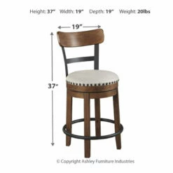 Ashley Furniture Stools Valebeck - Ultimate Best In Class UPH Swivel Barstool (1/CN)
