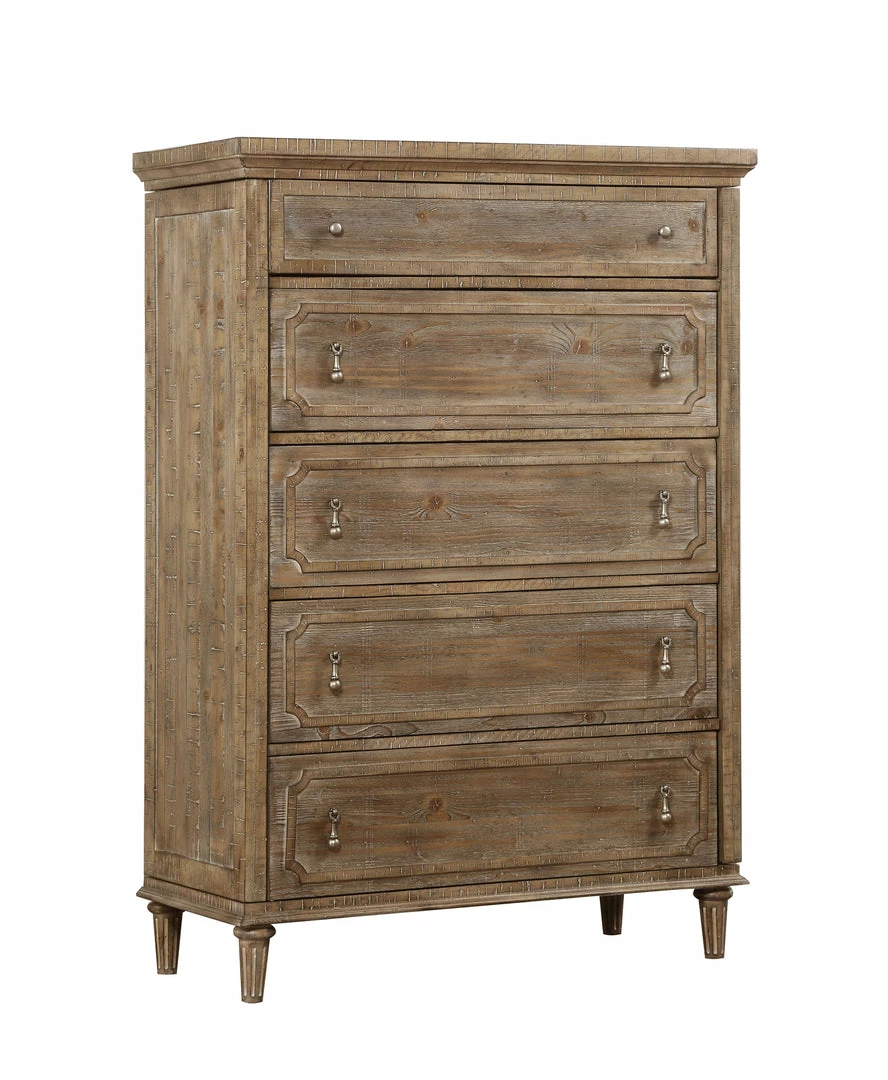Discount 🛒 Emerald Home Interlude 5-Drawer Chest 👗 Dressers ❤️ 3 Emerald Home Interlude 5-Drawer Chest Dressers