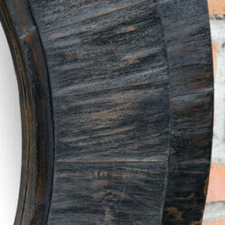 Accessories Uttermost Corral Round Wood Mirror