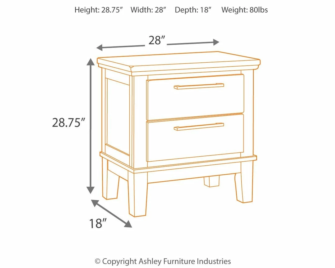 Top 10 💯 Ashley Furniture Nightstands Ralene - Medium Brown - Two Drawer Night Stand 🤩 6 Ashley Furniture Nightstands Ralene - Medium Brown - Two Drawer Night Stand