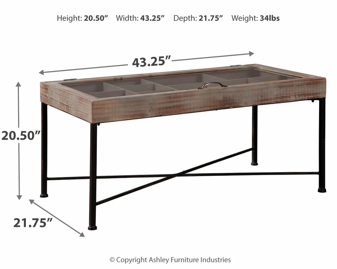 Deals 🔥 Ashley Furniture Shellmond - Antique Gray/black - Accent Cocktail Table Tables 😉 5 Ashley Furniture Shellmond - Antique Gray/black - Accent Cocktail Table Tables