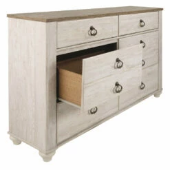 Discount ๐ Ashley Furniture Willowton - Attractive - ๐ Dresser, Mirror ๐ Dressers โญ 19 Ashley Furniture Willowton - Attractive - Dresser, Mirror Dressers