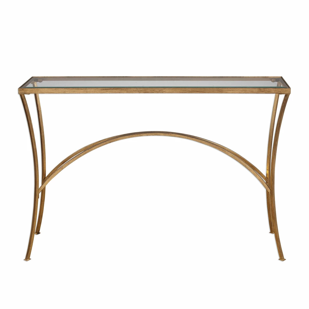 Best deal ✨ Uttermost Alayna Gold Console Table ⭐ 3 Uttermost Alayna Gold Console Table
