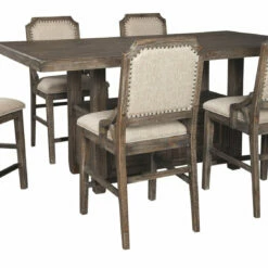 Discount 💯 Ashley Furniture Tables Wyndahl - Rustic Brown - Rect Counter Table W/storage 🎉 22 Ashley Furniture Tables Wyndahl - Rustic Brown - Rect Counter Table W/storage