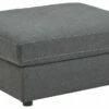 Ashley Furniture Candela - Charcoal - Oversized Accent Ottoman