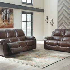 Signature Design By Ashley® Rackingburg - Power Reclining Sofa & Loveseat Set