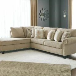 Signature Design By Ashley® Dovemont - Left Arm Facing Corner Chaise, Right Arm Facing Sofa Sectional Sectionals