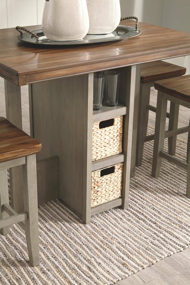 Flash Sale ⭐ Ashley Furniture Dining Room Sets Lettner - Gray/brown - Rect Drm Counter Tbl Set(5/cn) ✨ 7 Ashley Furniture Dining Room Sets Lettner - Gray/brown - Rect Drm Counter Tbl Set(5/cn)