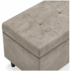 Ashley Furniture Becklow - Beige - Storage Bench