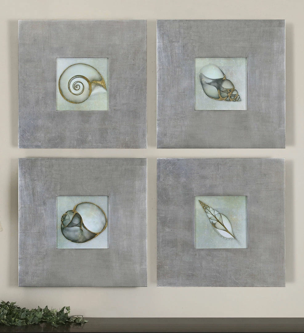 Top 10 🥰 Accessories Uttermost Neptunes Garden Framed Art Set/4 🔔 4 Accessories Uttermost Neptunes Garden Framed Art Set/4