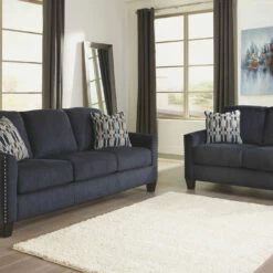 Brand new ⭐ Ashley Furniture Loveseats Creeal - Blue - Loveseat 😍 18 Ashley Furniture Loveseats Creeal - Blue - Loveseat