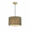 Flash Sale 💯 Uttermost Knotted Rattan Light Drum Pendant 😉 1 Uttermost Knotted Rattan Light Drum Pendant