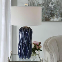 Uttermost Malena Blue Table Lamp