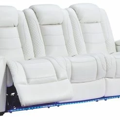 Signature Design By Ashley® Party PWR REC Sofa With ADJ Headrest