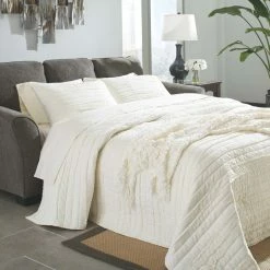 Promo ๐ Ashley Furniture Sofas Brise - Slate - Queen Sofa Chaise Sleeper ๐ 14 Ashley Furniture Sofas Brise - Slate - Queen Sofa Chaise Sleeper