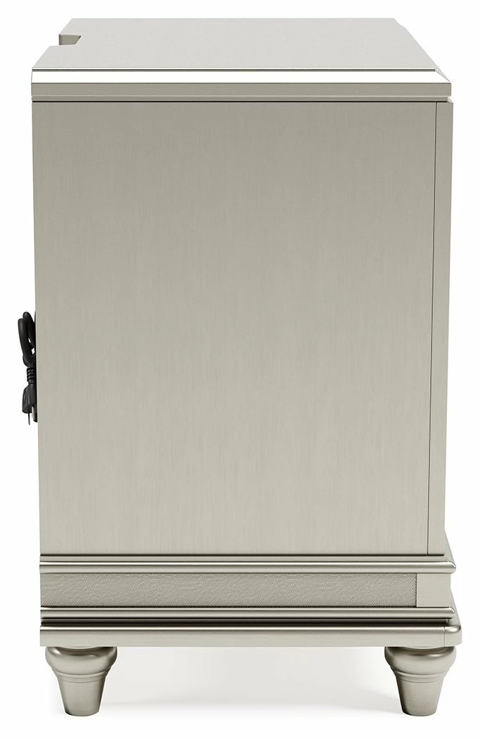 Buy 🔥 Ashley Furniture Chevanna - Platinum - Two Drawer Night Stand Nightstands 😉 11 Ashley Furniture Chevanna - Platinum - Two Drawer Night Stand Nightstands