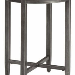 Ashley Furniture Shybourne - Gray/aged Bronze - Round End Table