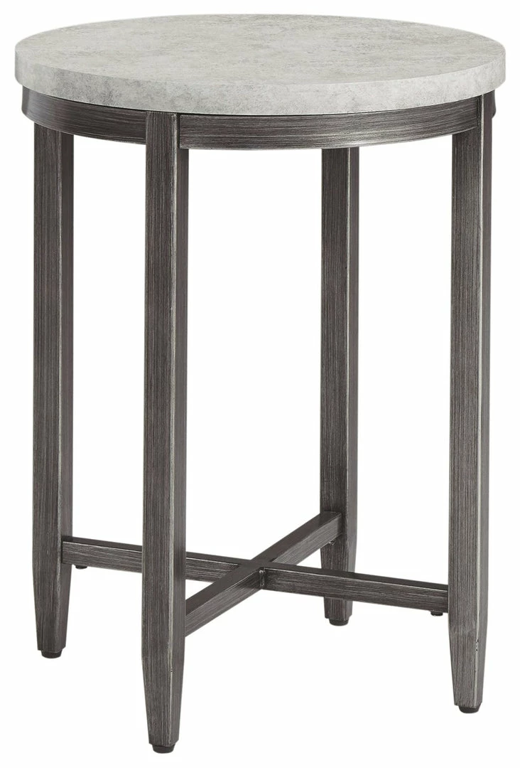 Top 10 ๐ Ashley Furniture Shybourne - Gray/aged Bronze - Round End Table ๐ 3 Ashley Furniture Shybourne - Gray/aged Bronze - Round End Table