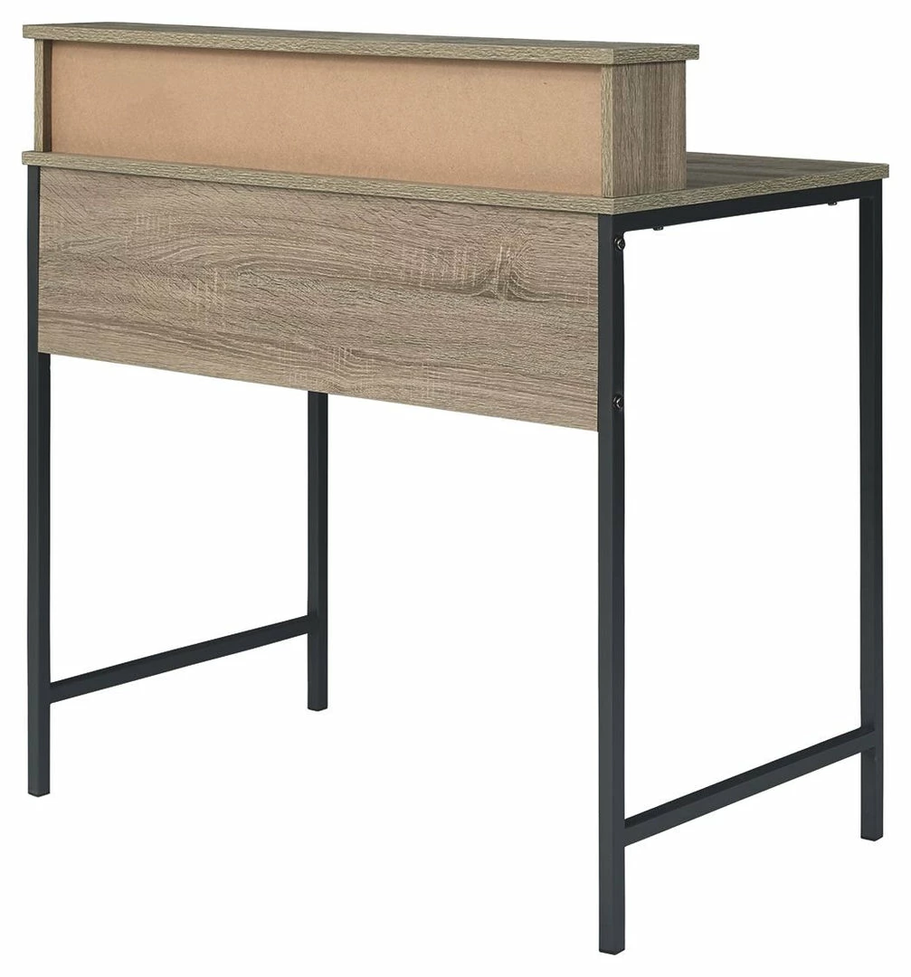 Discount 🔥 Ashley Furniture Desks Titania - Light Brown/gunmetal - Home Office Small Desk 😍 4 Ashley Furniture Desks Titania - Light Brown/gunmetal - Home Office Small Desk