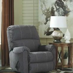 Ashley Furniture Urbino - Charcoal - Rocker Recliner