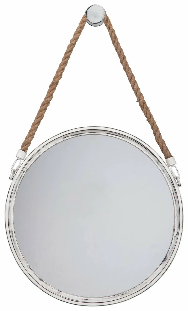 Outlet 😍 Ashley Furniture Dusan - Antique White - Accent Mirror Accessories 🥰 6 Ashley Furniture Dusan - Antique White - Accent Mirror Accessories