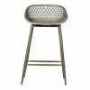 Moe's Home Collection Piazza Outdoor Counter Stool Grey-m2 Stools