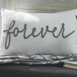 Ashley Furniture Accessories Forever - White/gray - Pillow (4/cs)