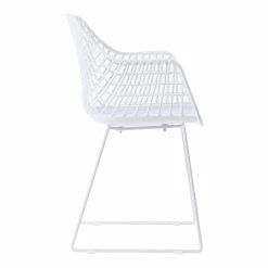 Moe's Home Collection Honolulu Chair White-m2 Chairs