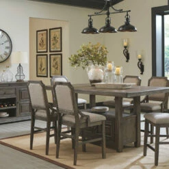 Discount 💯 Ashley Furniture Tables Wyndahl - Rustic Brown - Rect Counter Table W/storage 🎉 28 Ashley Furniture Tables Wyndahl - Rustic Brown - Rect Counter Table W/storage