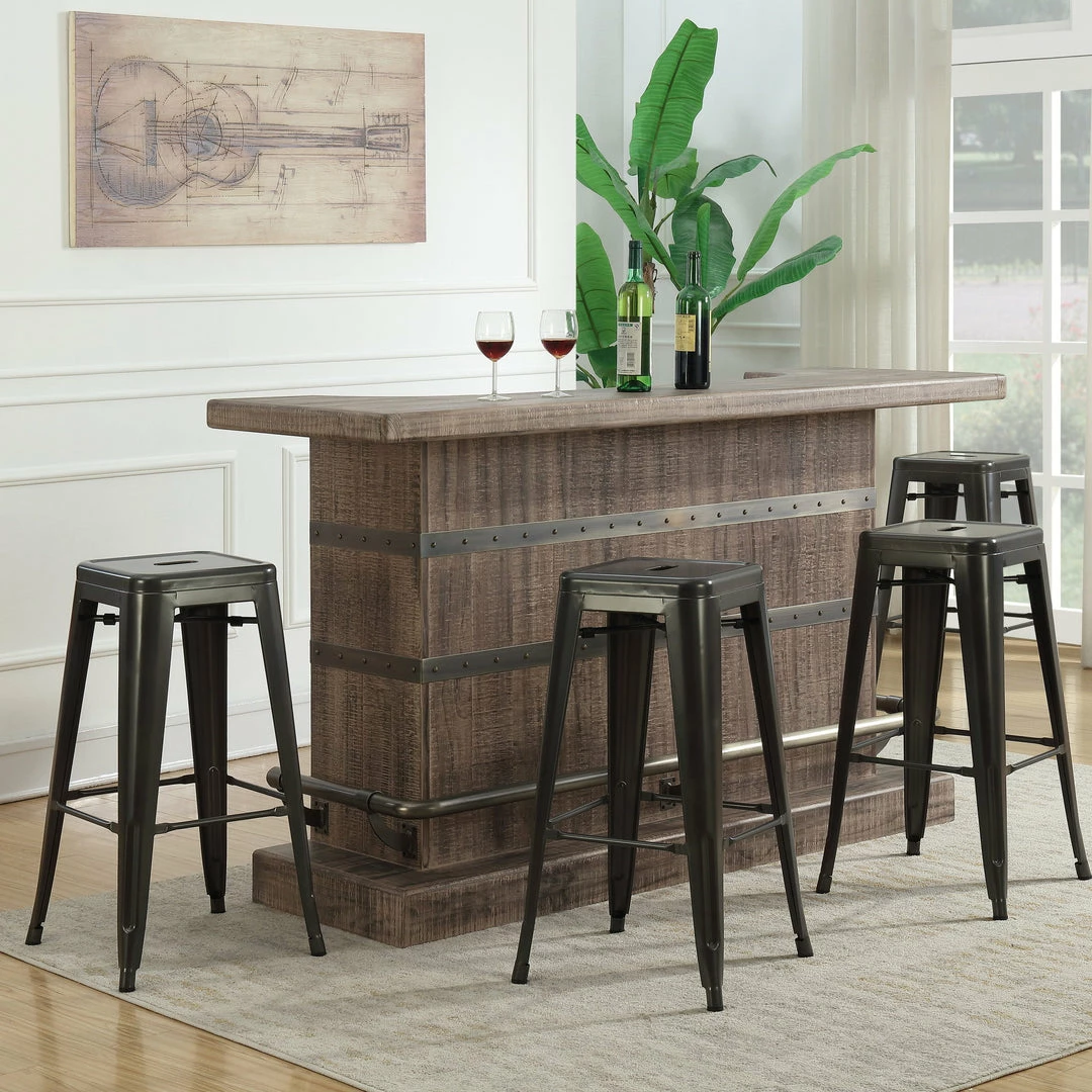 Best Pirce ๐งจ Emerald Home Dakota II 30" Bar Stool, Gray ๐ 6 Emerald Home Dakota II 30" Bar Stool, Gray