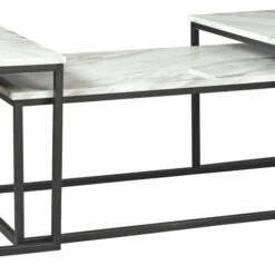 Ashley Furniture Donnesta - Gray/black - Occasional Table Set (3/cn)