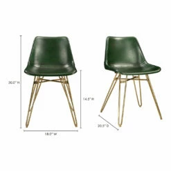 Moe's Home Collection Omni Dining Chair Green-m2