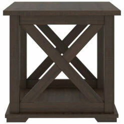 Ashley Furniture Camiburg - Warm Brown - Square End Table